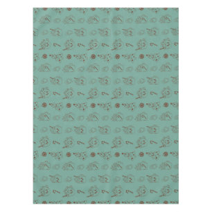 Nappe Retro Noël Hot Cocaca Holiday Kawaii Motif