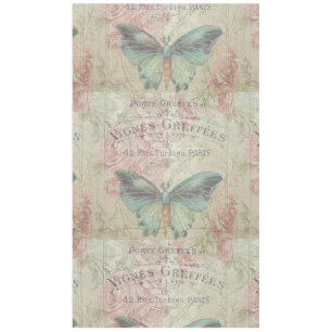 Nappe rétro, shabby chic, vintage, rustique du pays, flo