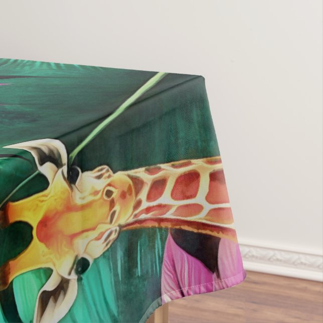 Nappe Rêves de girafe de jungle motif de surface transpa (In Situ)