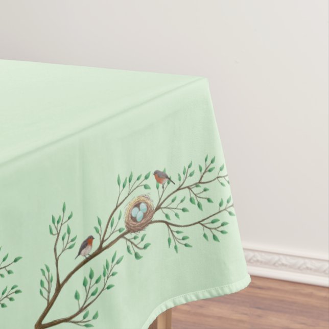 Nappe Robin Oiseaux Nid Oeufs Baby shower de printemps (In Situ)