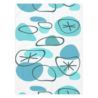 Nappe Roches d'art Abstrait rétro Turquoise