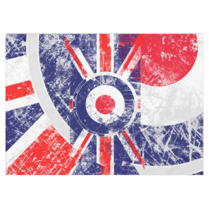 Nappe Rondeau BRITANNIQUE de grunge de cible de Mods de
