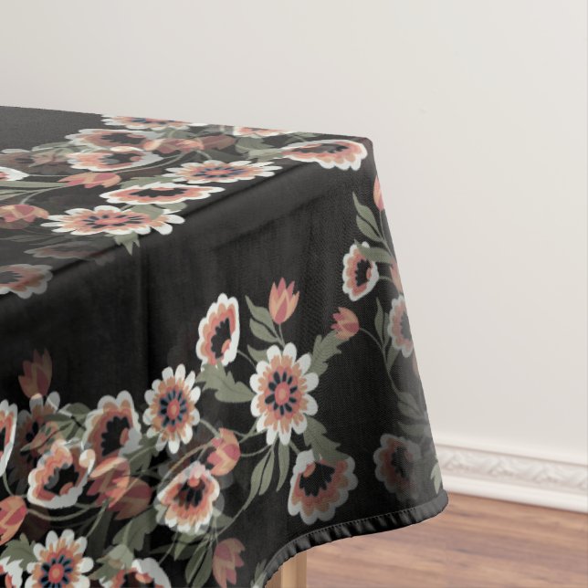 Nappe Rose et vert doux d'inspiration baroque (In Situ)