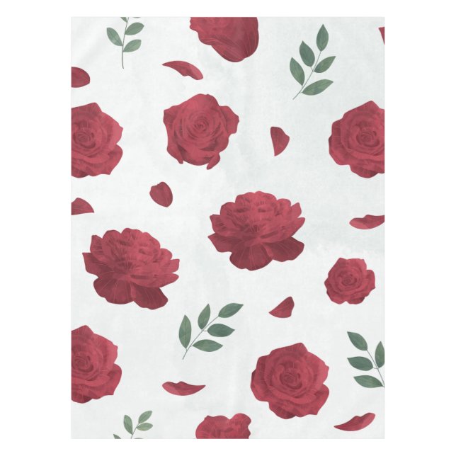 Nappe Rose Floral Tablecloth (Devant)