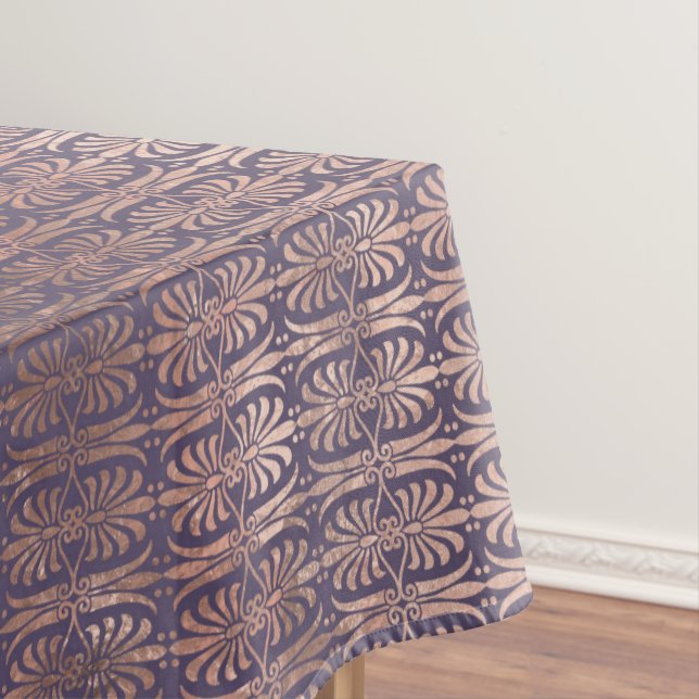 Nappe Rose Gold Glamouruseuse et Lavande Art Déco (In Situ)
