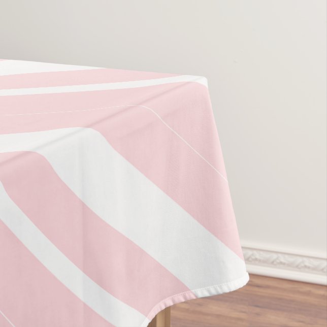 Nappe Rose & Rayure Blanche (In Situ)