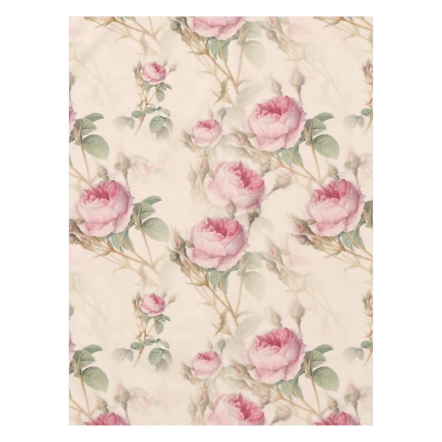 Nappe Rose rose rustique (Devant)