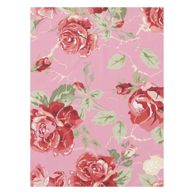 Nappe Rose rouge cerise (Devant)