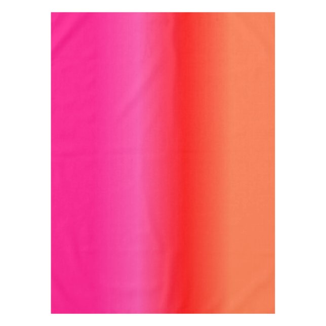 Nappe rose, rouge et orange Gradient (Devant)