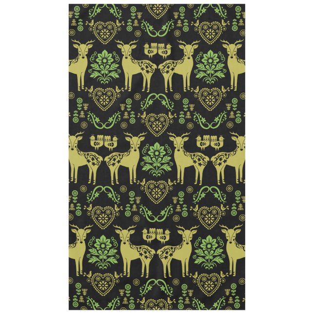 Nappe Rosemaling Norwegian Folk Art (Devant)