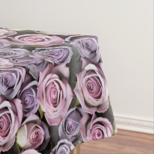 Nappe Roses Lilas Avec Douce Lilac Et Rose