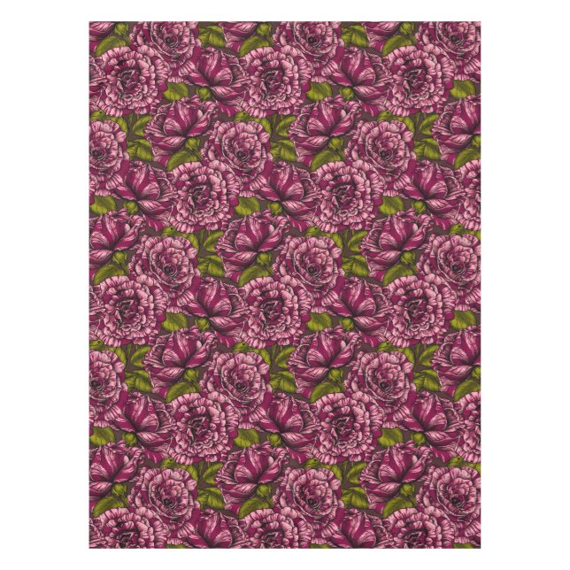 Nappe Roses pour vous (Devant)