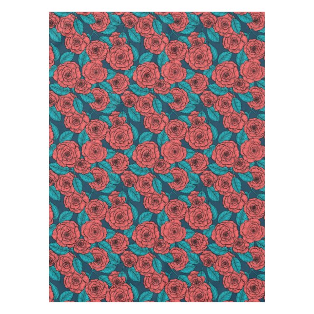 Nappe Roses rouges (Devant)