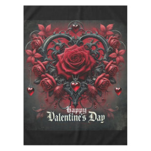 Nappe roses rouges gothiques Saint-Valentin
