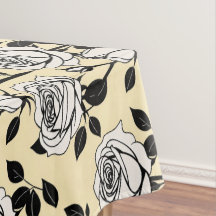 Roses simples noires et blanches dans un style gra