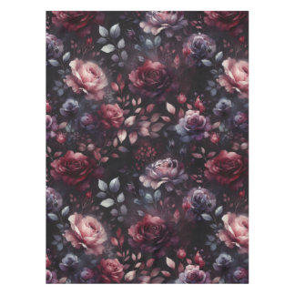 Nappe Roses sombres rustiques