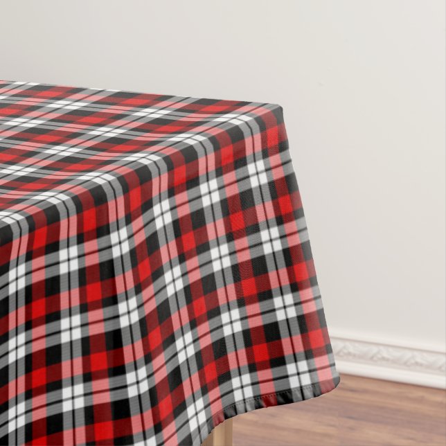 Nappe Rouge Blanc Noir Buffalo Check Plaid Motif (In Situ)