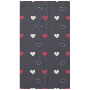 Nappe Rouge & cœur foncé motif sans couture Mignon Minim