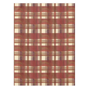 Nappe Rouge d'automne de plaid de Madras