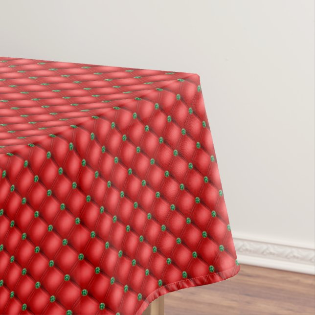 Nappe Rouge de Noël matelassé gonflé (In Situ)