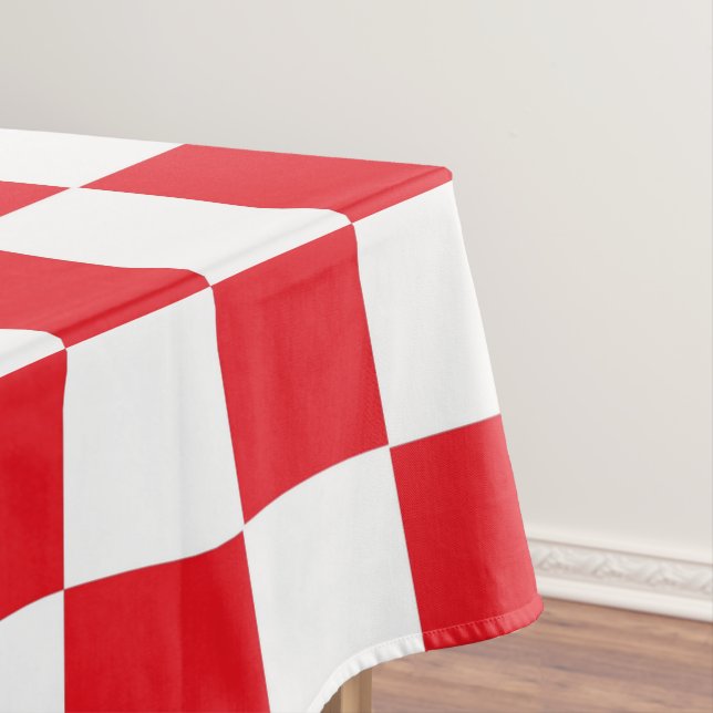 Nappe Rouge et blanc Checkered (In Situ)