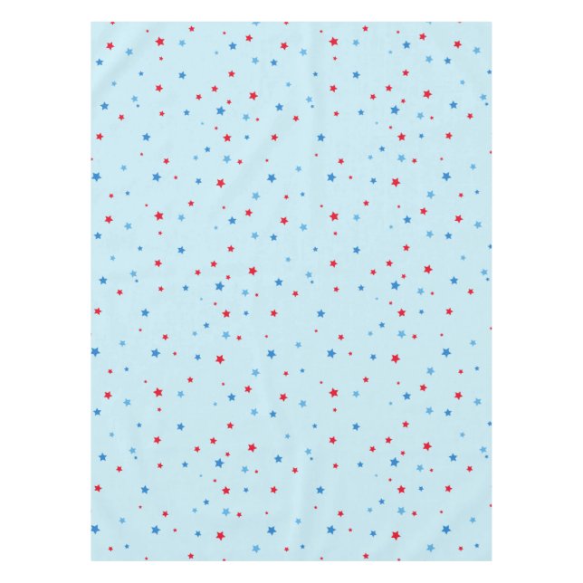 Nappe rouge et bleu étoile (Devant)