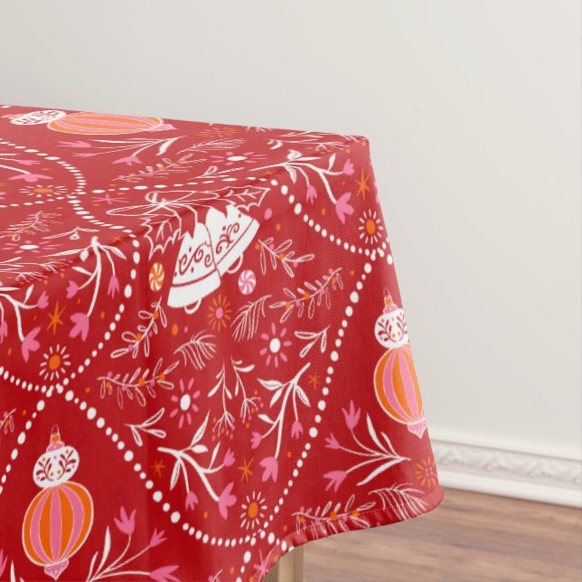 Nappe Rouge festif mignon Vacances (In Situ)
