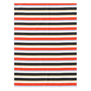 Nappe Rouge Noir Blanc Grilles Lignes Design Motif