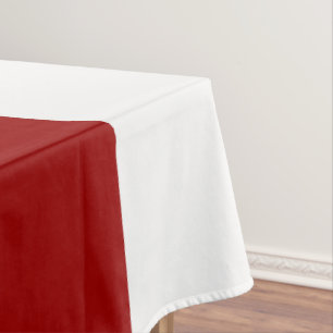 Nappe Rouge noir et blanc abstrait  