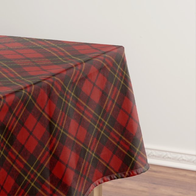 Nappe Rouge tartan Noël plaid vacances hiver motif (In Situ)