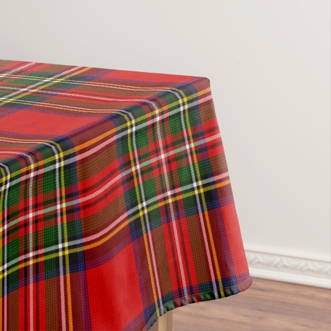 Nappe Royal Stewart Clan Tartan Plaid (In Situ)