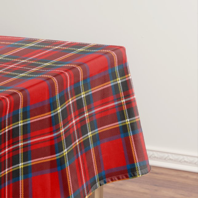 Nappe Royal Stewart Tartan Plaid Scottish Motif (In Situ)