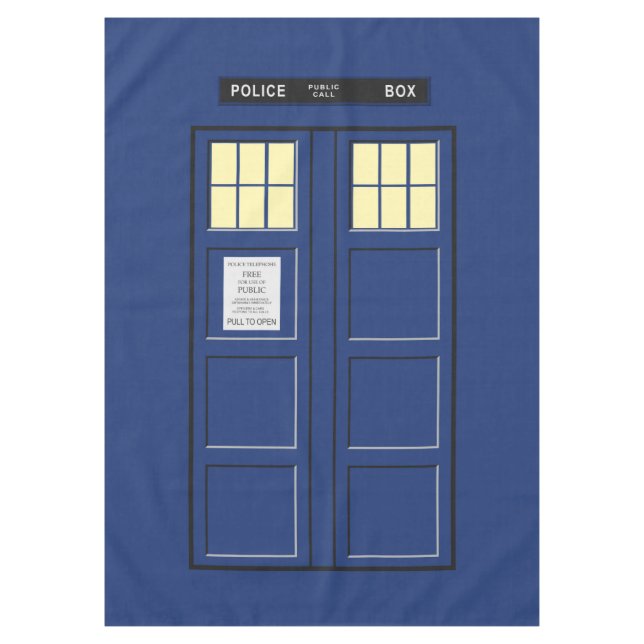 Nappe Royaume-Uni - Blue Police Public Call Box 1 (Devant)