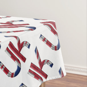 Nappe Royaume-Uni Union Jack British Drapeau Typographie