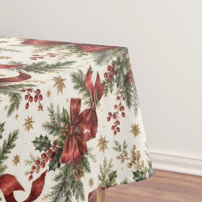 Nappe Rubans et noeuds de Noël de luxe (In Situ)