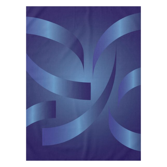 Nappe rubans saphir (Devant)