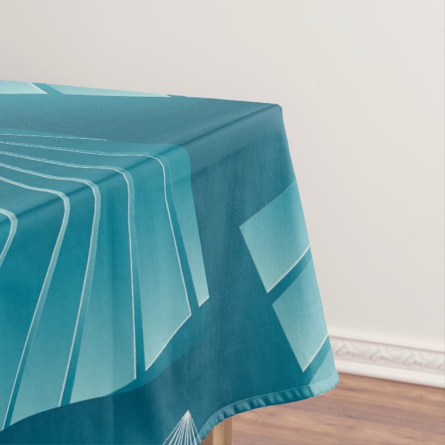 Nappe Rubans turquoise (In Situ)