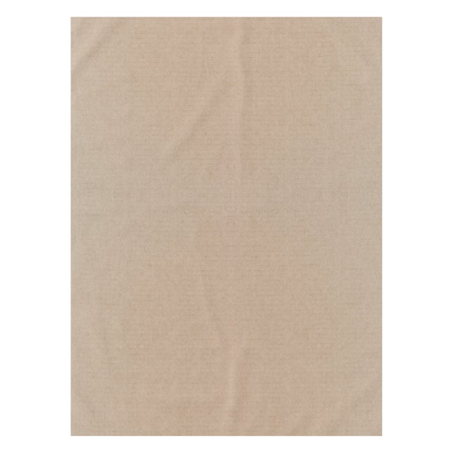 Nappe Rustique Kraft papier blanc Modèle personnalisé (Devant)