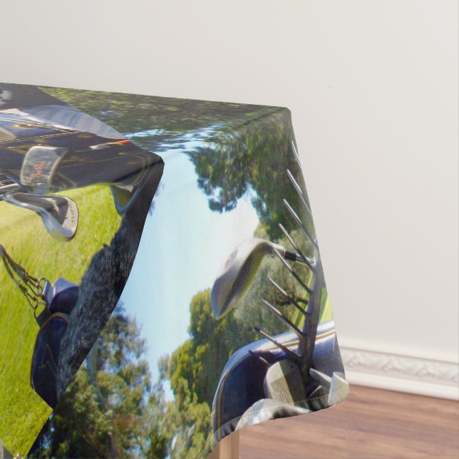 Nappe Sac Plein De Clubs De Golf, (In Situ)