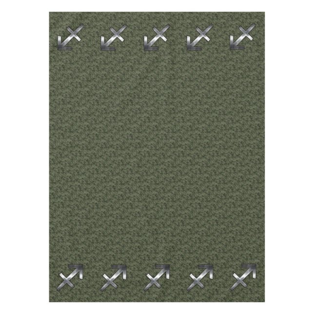 Nappe Sagittarius Zodiac Sign on Woodland Camouflage (Devant)
