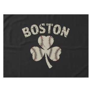 Nappe Saint-Patrick vintage de Boston trèfle irlandais