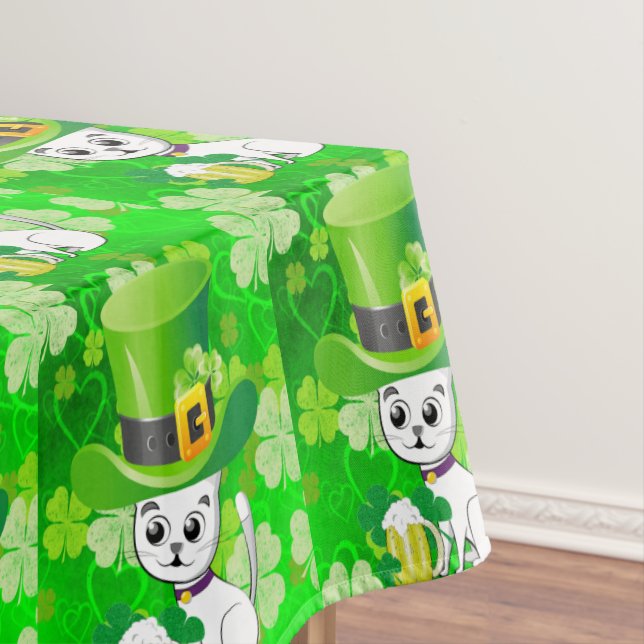 Nappe Saint Patrick's Day Cat Beer (In Situ)
