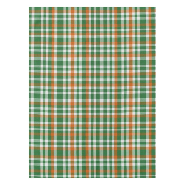 Nappe Saint Patrick's day Irlande Drapeau couleur en vic (Devant)