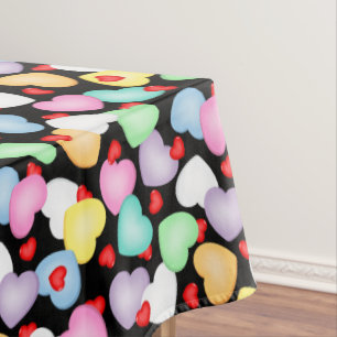 Nappe Saint Valentin Candy Hearts Motif