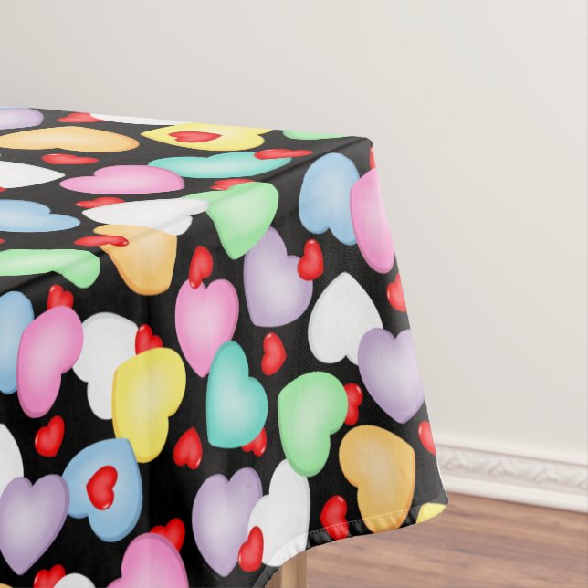 Nappe Saint Valentin Candy Hearts Motif (In Situ)