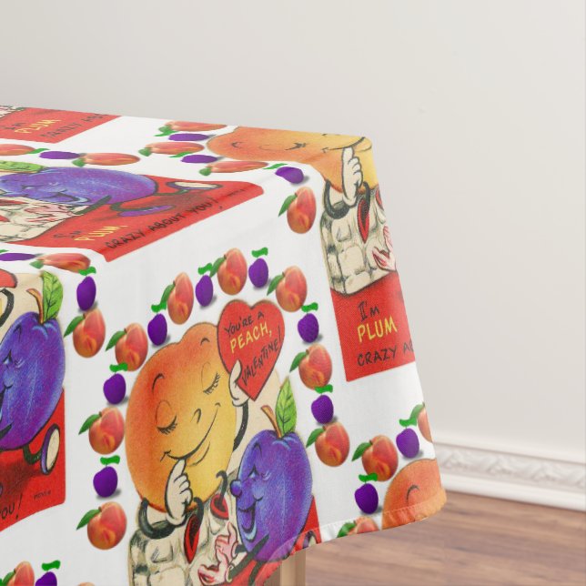 Nappe Saint-Valentin Pêche Plums (In Situ)