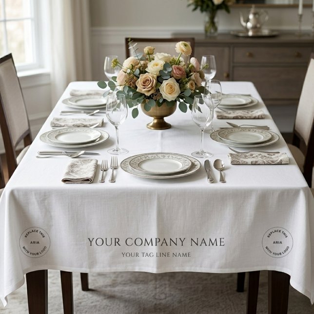 Nappe Salon commercial promotionnel de l'entreprise sur  (Créateur téléchargé)