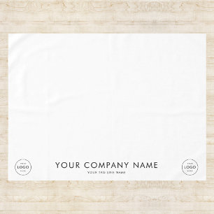 Nappe Salon commercial promotionnel de l'entreprise sur