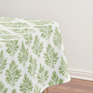 Nappe Salon de campagne simple Cottage Vert
