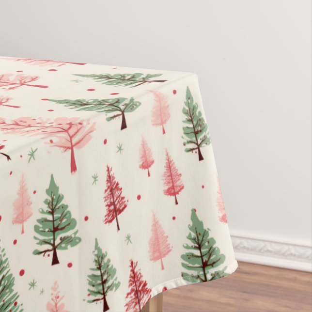 Nappe Sapin de Noël Rose Vintage  (In Situ)